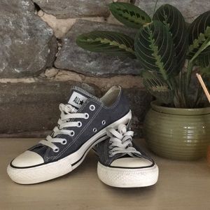 Grey Chuck Taylor Low-Tops